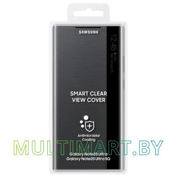 Чехол Samsung Smart Clear View Cover для Galaxy Note20 Ultra (черный) картинка 5